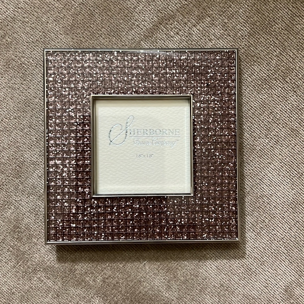 Rhinestone picture frame size 1.8x1.8